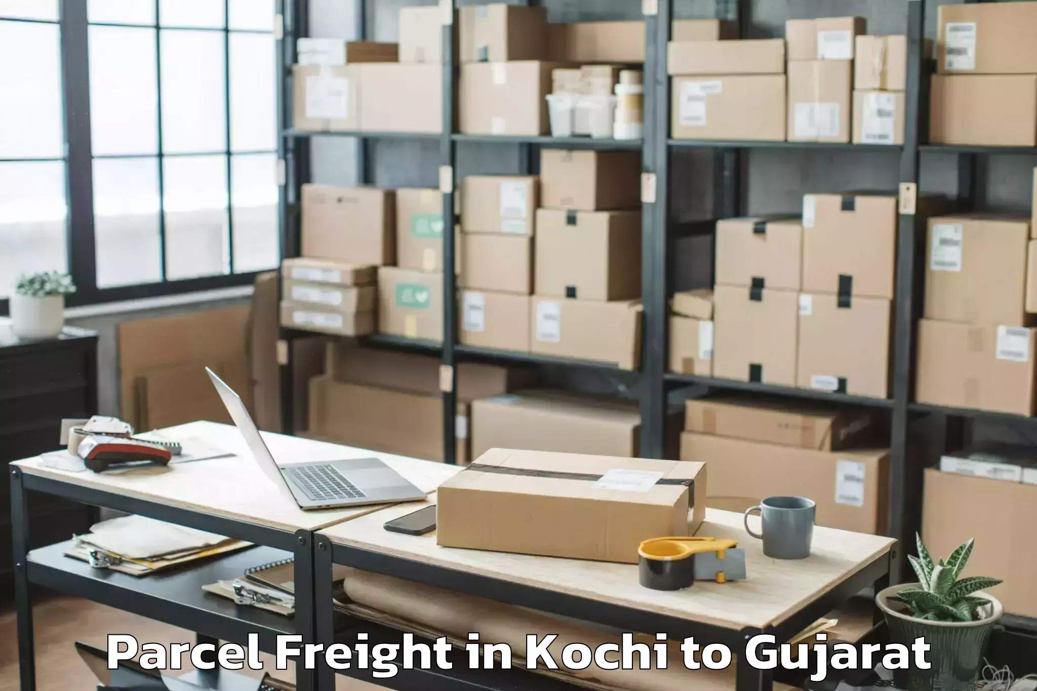 Get Kochi to Devgadh Baria Parcel Freight